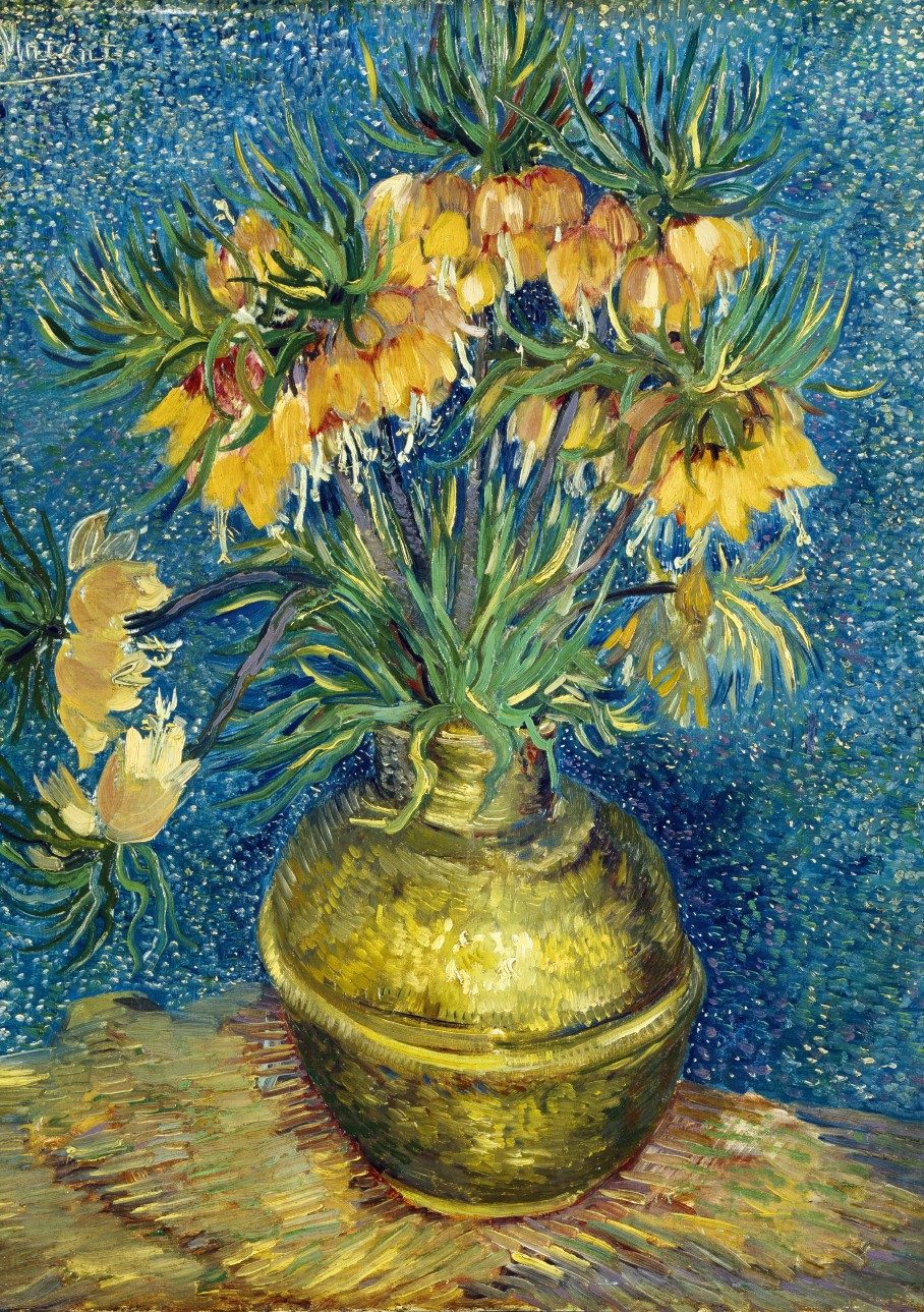Bluebird Puzzle Puzzle Vincent Van Gogh - Imperial Fritillaries in a Copper Vase, 1887, Puzzleteile