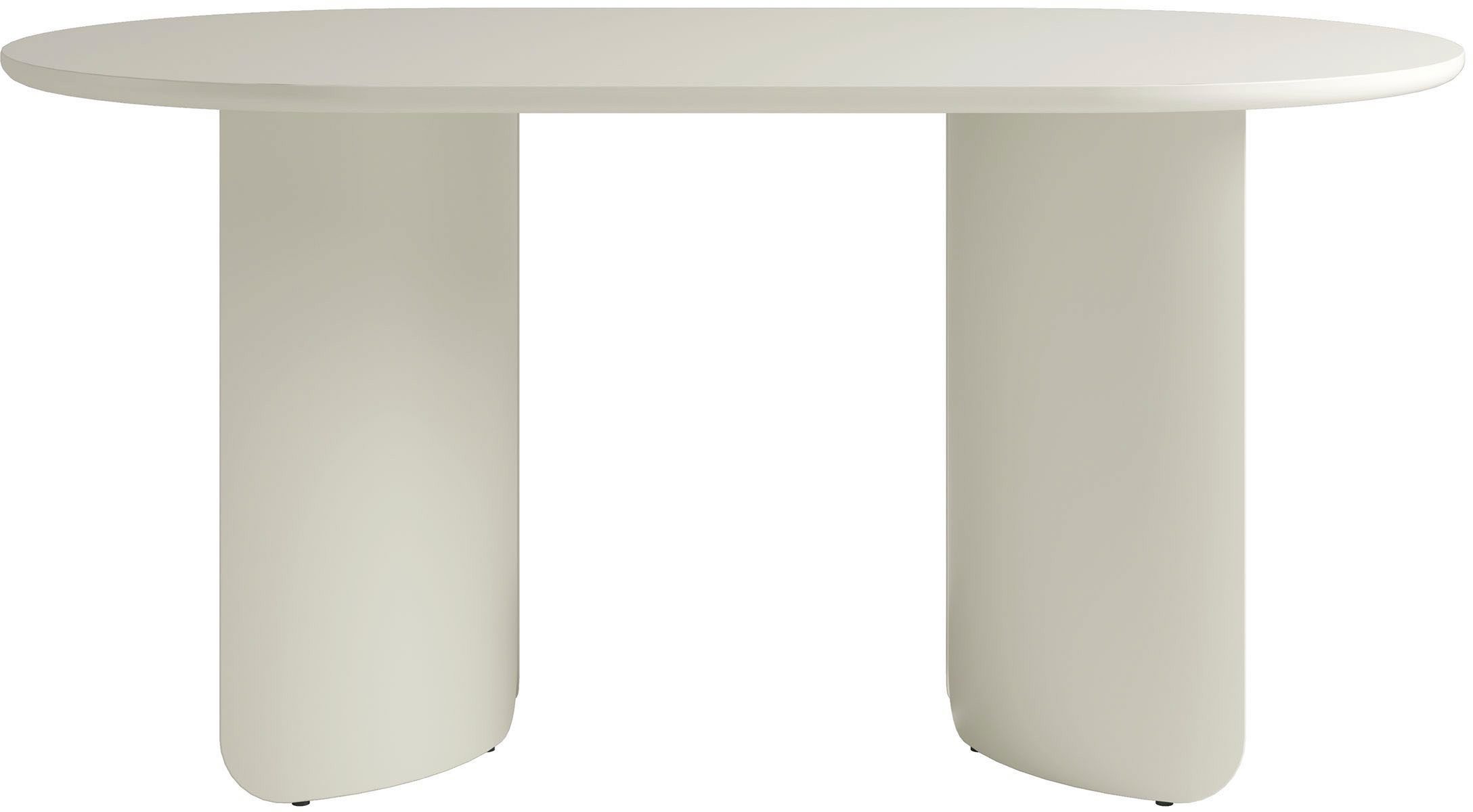 SCHÖNER WOHNEN-Kollektion Esstisch GRIMSTAD (1-St), in 160 cm oder 200 cm, mit variabel montierbarem Untergestell