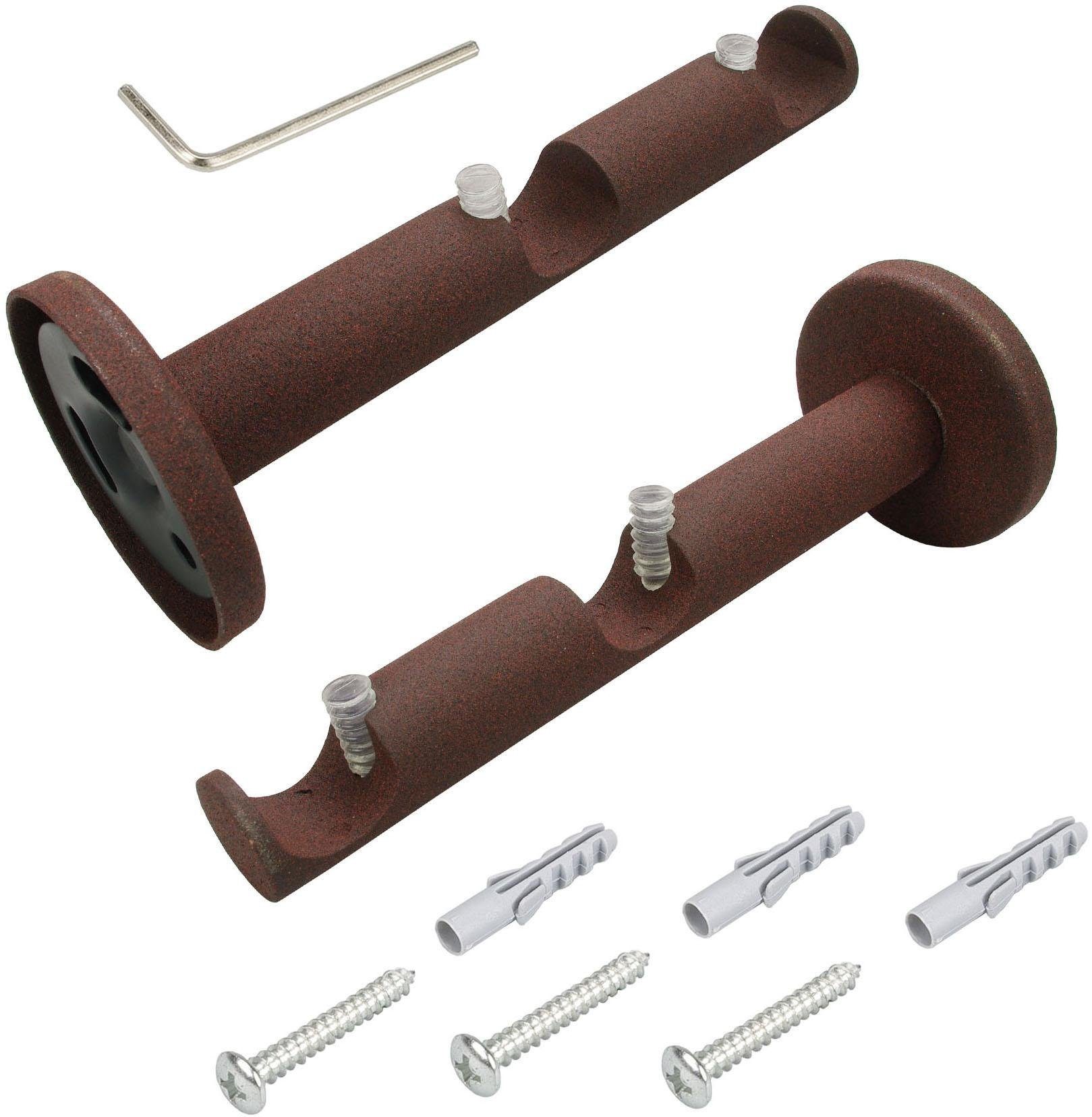 Liedeco Doppelträger, Gardinenstangen, (1-St), für Gardinenstangen Ø 16 mm günstig online kaufen