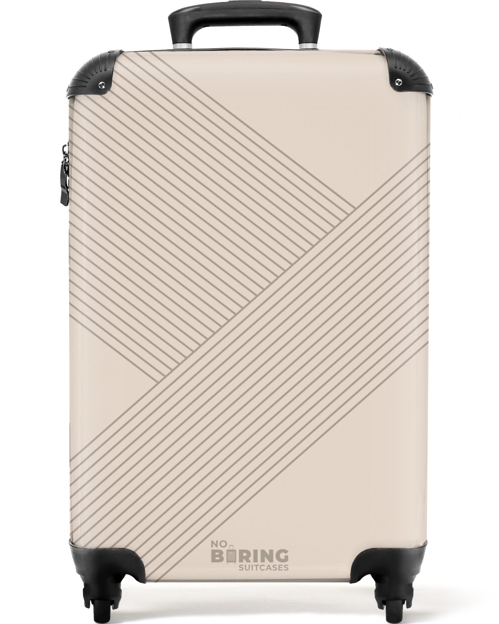 Abstrakte Linien - Beige