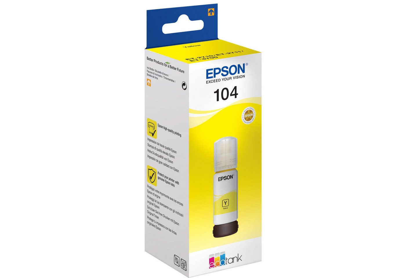Thumbnail - Epson Epson Nachfülltinte EcoTank 104 gelb Tintenpatrone
