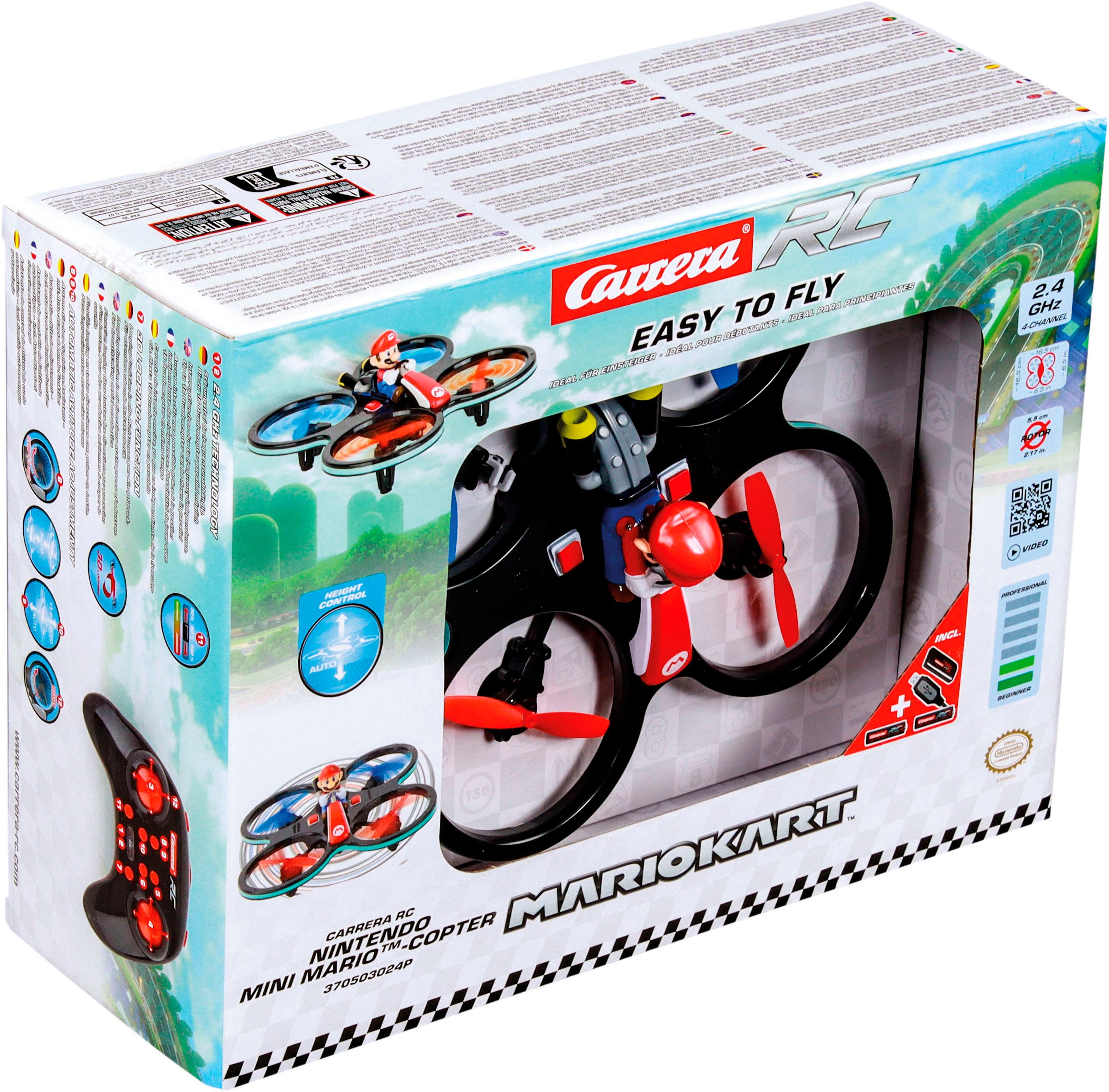 Carrera® RC-Quadrocopter Carrera® RC, Mini RC Mario-Copter, 2,4 GHz