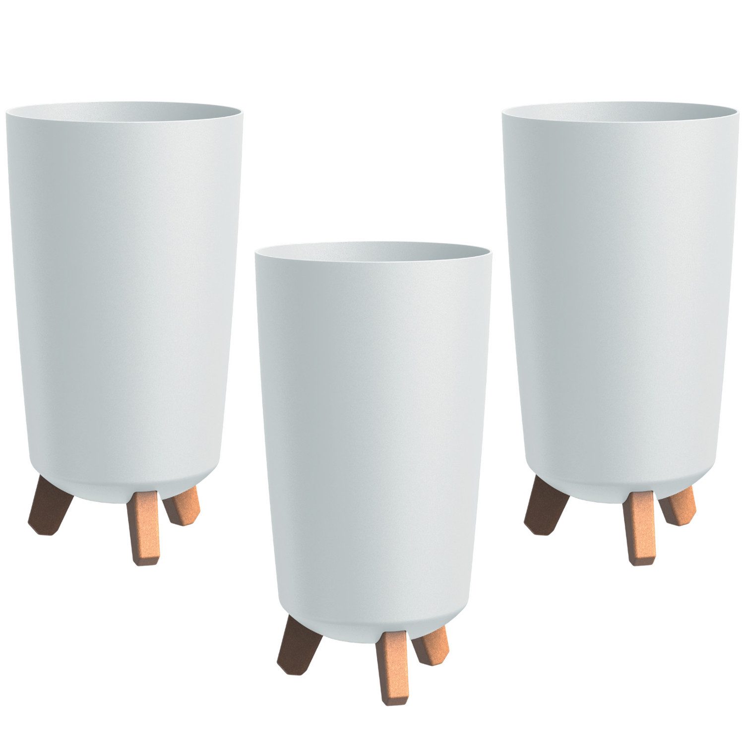 Prosperplast Blumentopf (3 St), Gracia Tubus Slim Blumentopf auf Beinen 36, günstig online kaufen