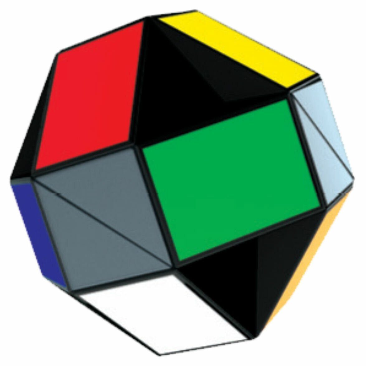 Rubik´s Spiel, Original Rubik's Twist 3D Twister Puzzle Rubik Snake 24 Rubiks