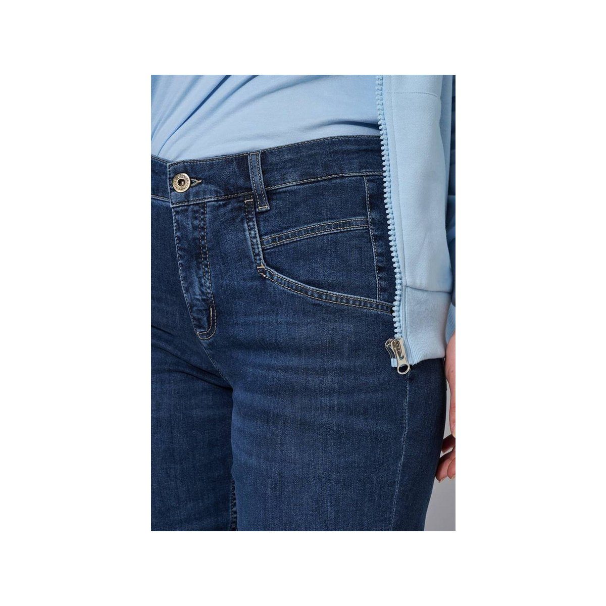 blau used blue TONI 5-Pocket-Jeans (1-tlg) mid