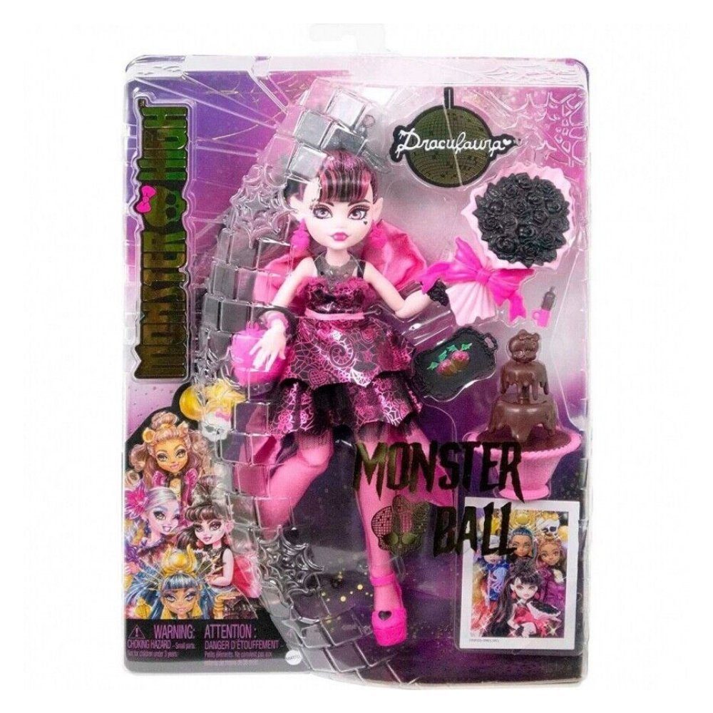 Monster Ball High Modepuppe Draculaura Monster Anziehpuppe Mattel®