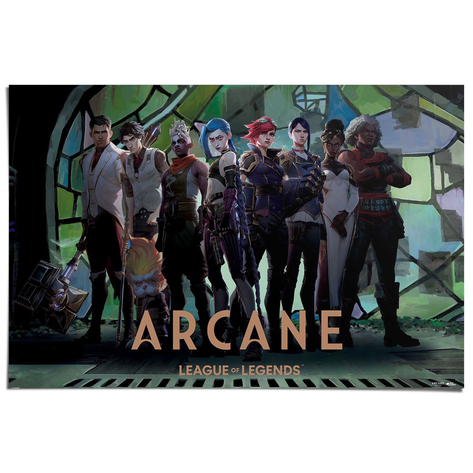 Reinders! Poster Arcane, Teenager Zimmer - Mehrfarbig - 150 gr. Papier - Cartoons
