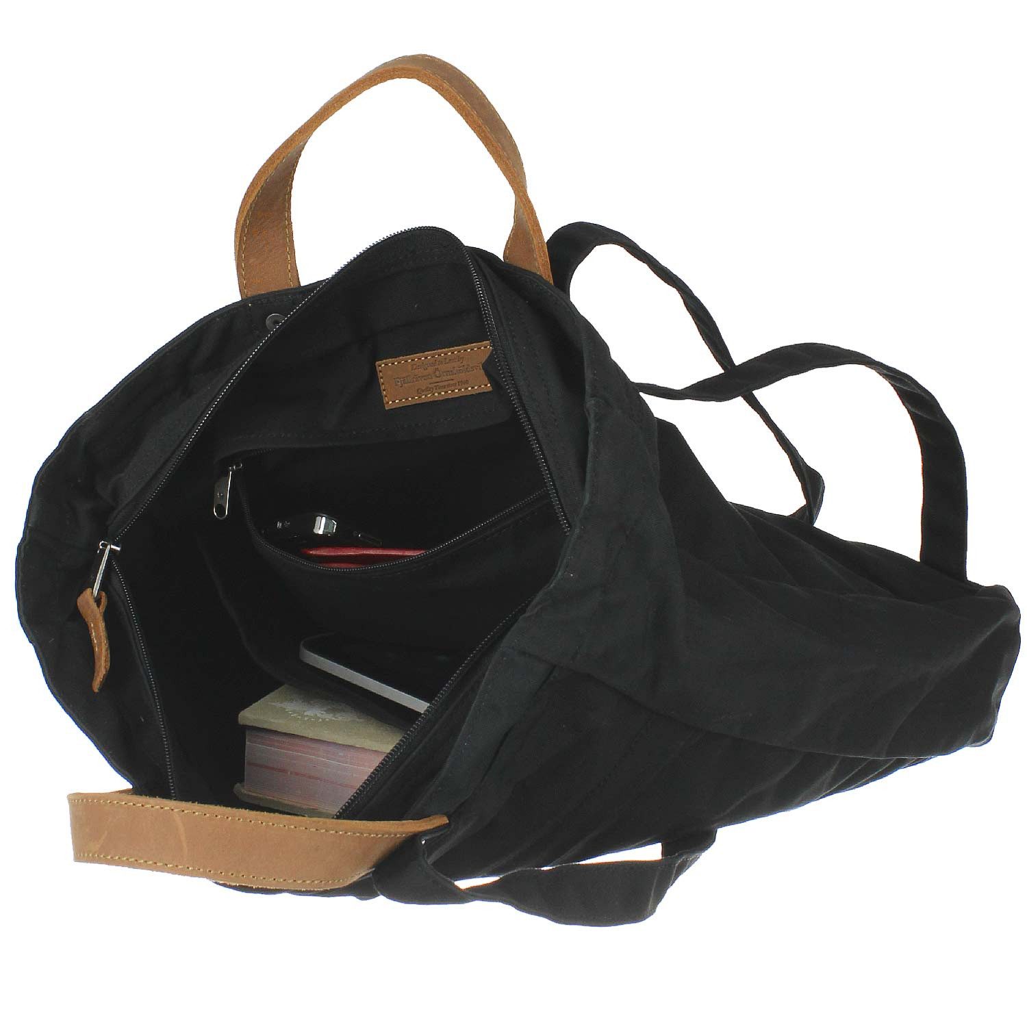 Fjällräven Umhängetasche Fjällräven Damen Shopper / Rucksack Totepack No.1 Black (1-tlg)