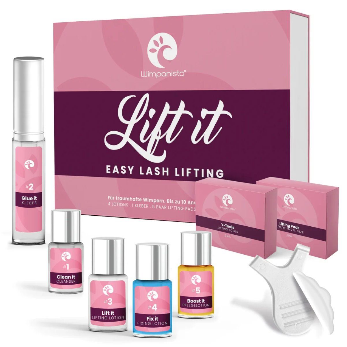 Wimpanista Wimpernpflege Lash Lifting Set 'Lift It', 1-tlg.