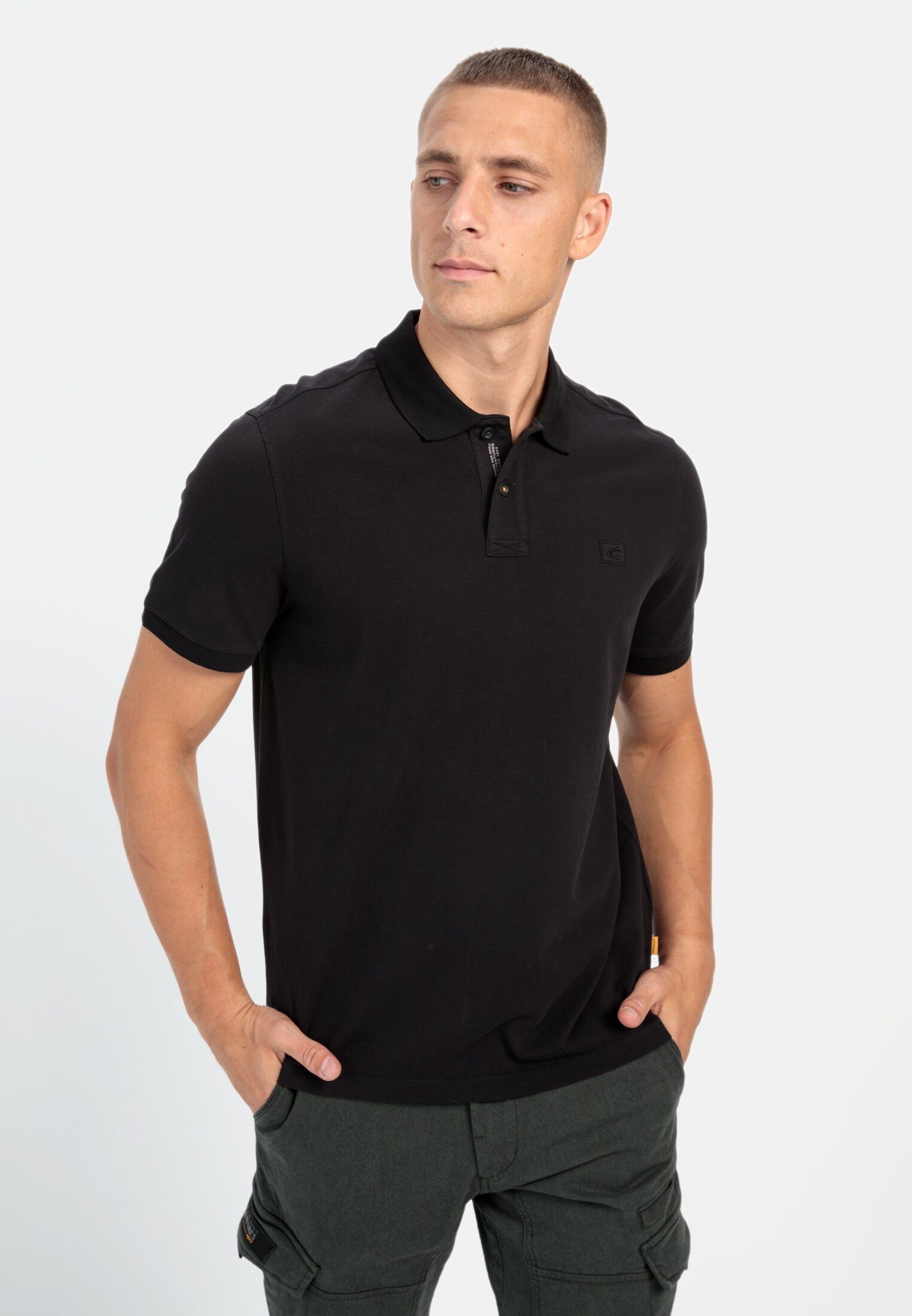 camel active Poloshirt aus reiner Baumwolle Halbarm Polo Футболки_Poloshirt