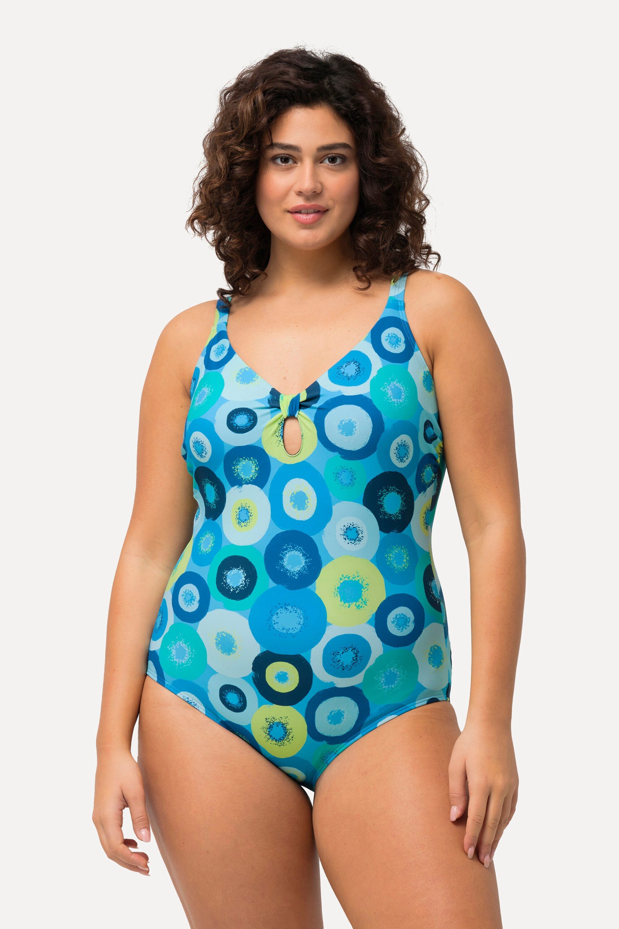Ulla Popken Badeanzug Badeanzug Kreise Softcups günstig online kaufen