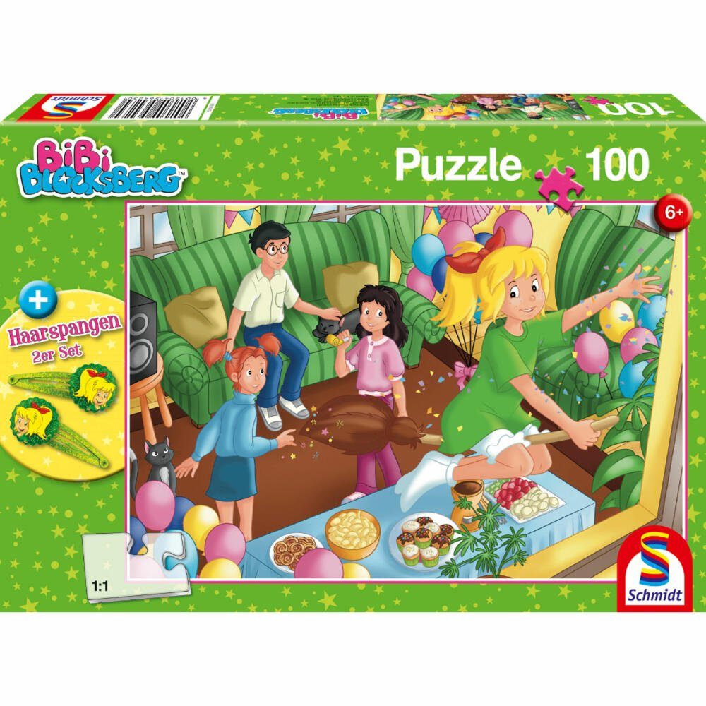 Spiele 56541 Bibi Blocksberg-Puzzle per Bambini, 100 Pezzi