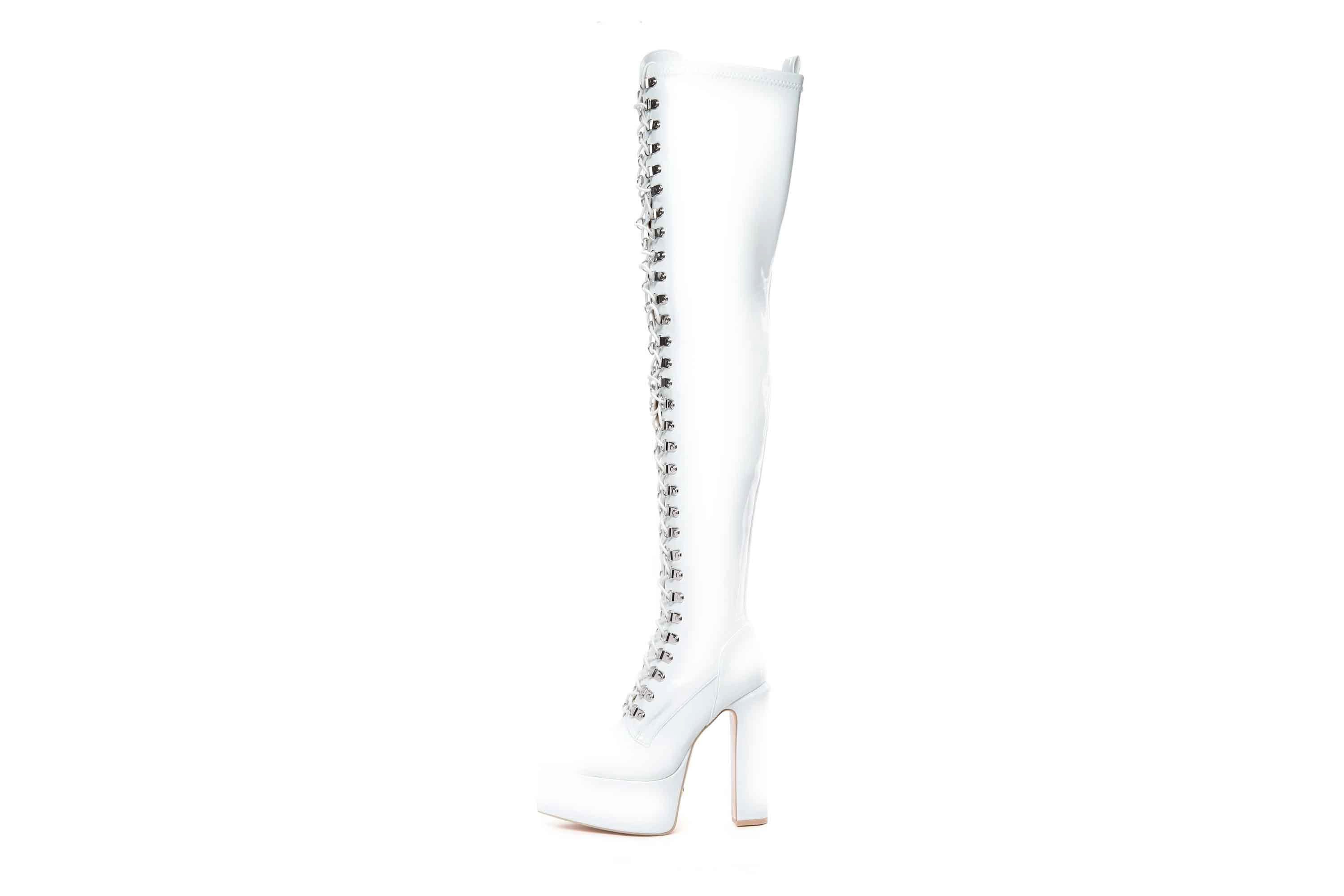 Giaro [D2C] SECRETZ WHITE SHINY Stiefel