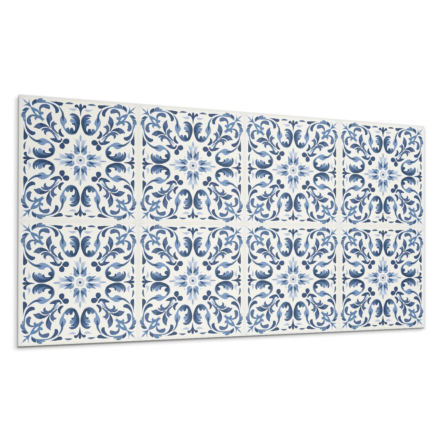 Tulup Spritzschutz Küchenrückwand Blumenmuster auf Fliesen günstig online kaufen