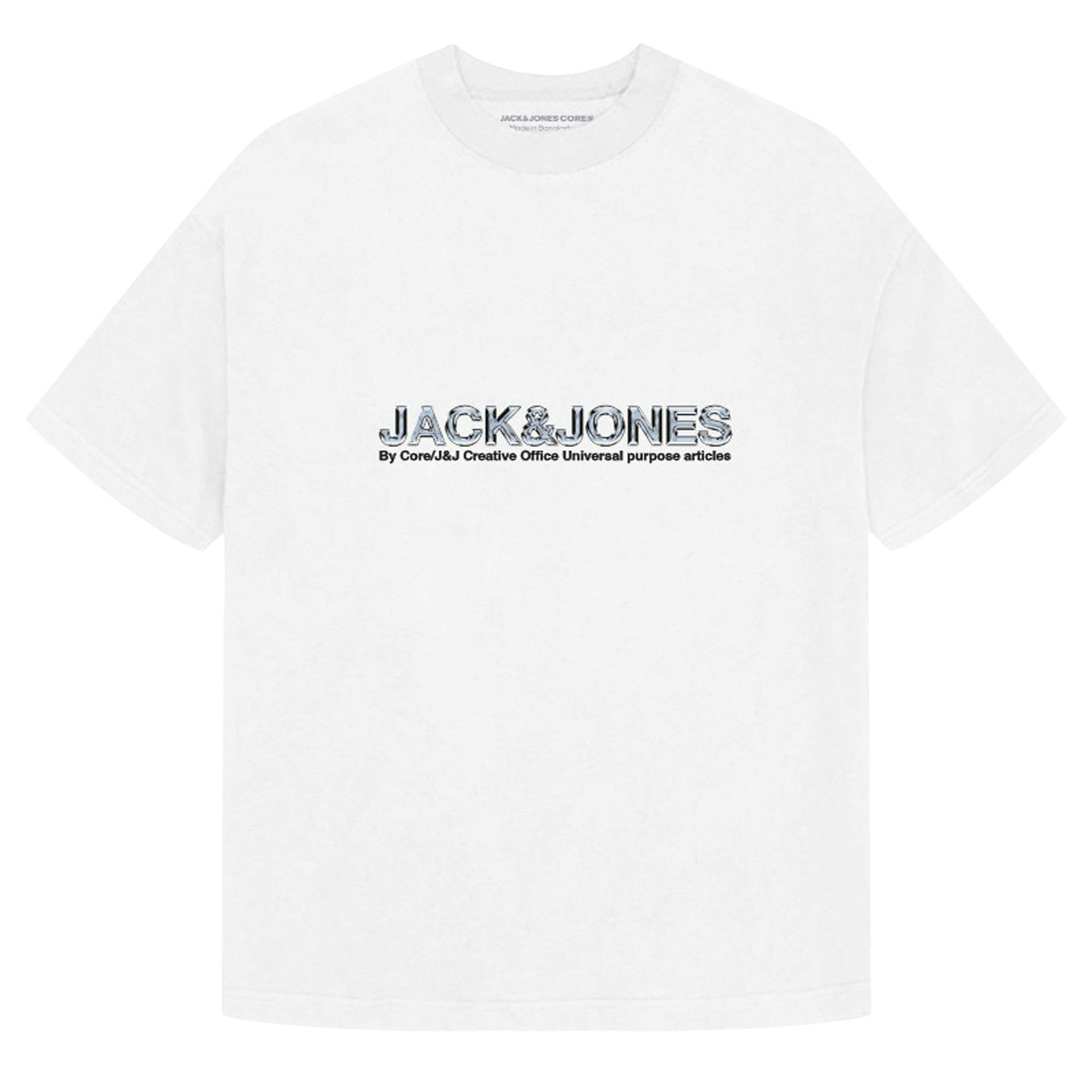 Jack & Jones T-Shirt Herren T-Shirt 4er Pack Baumwolle (Packung, 4er Pack)