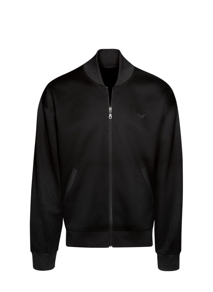 Trigema Sweatjacke TRIGEMA Collegejacke in weicher Sweat-Qualität (1-tlg)