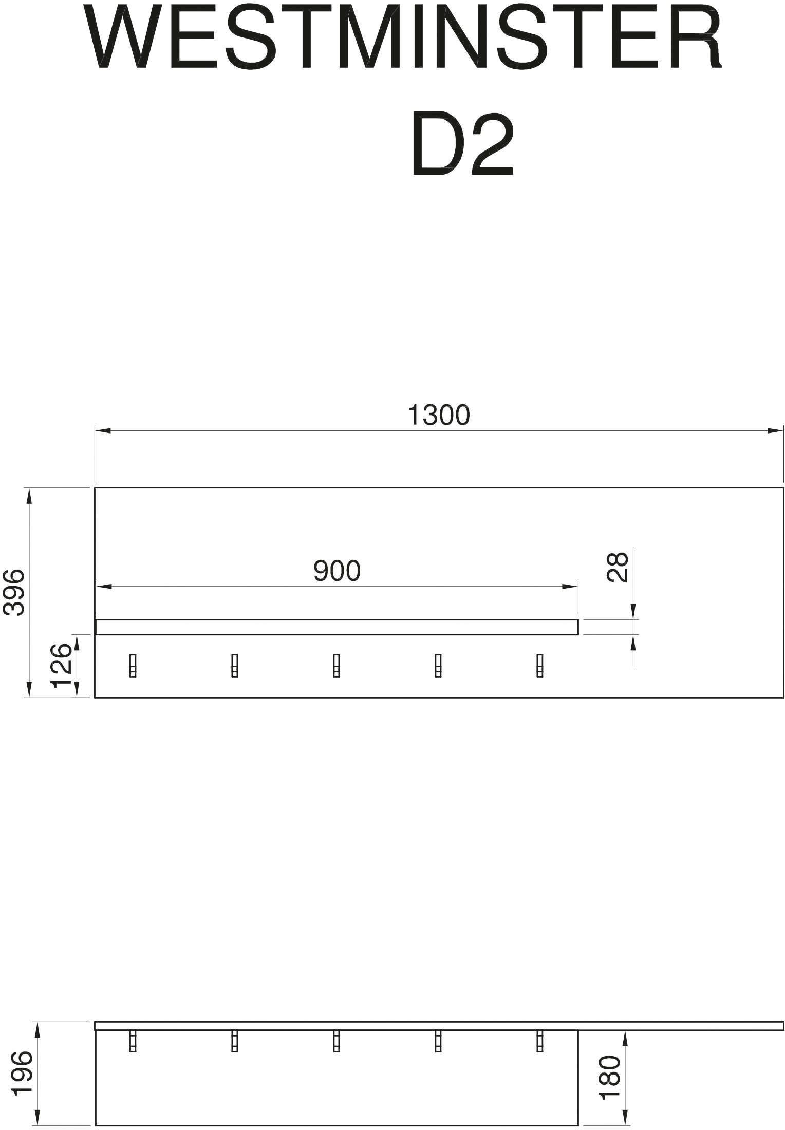 OTTO home Küche KS-Westminster, Breite 226 cm, ohne E-Geräte