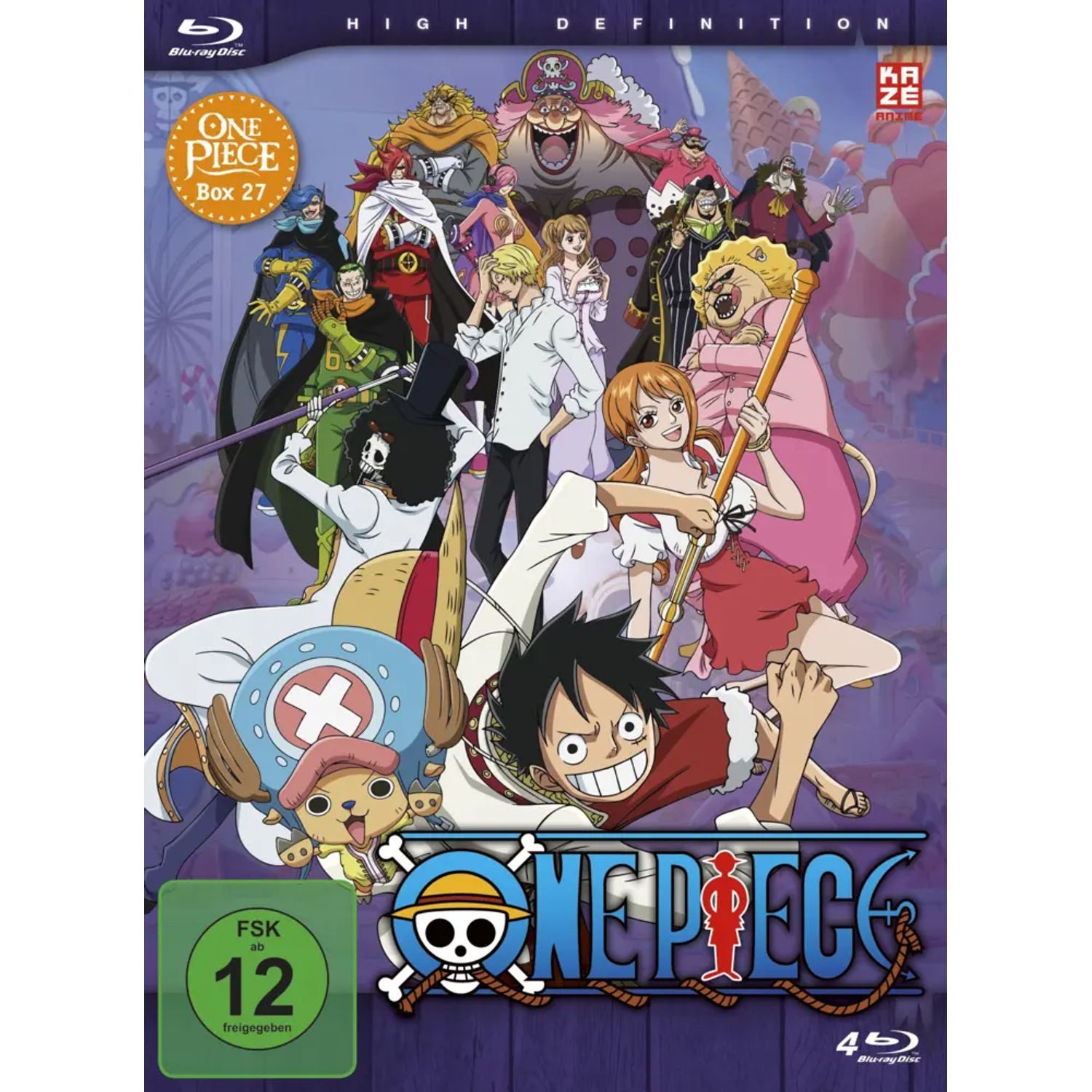 Crunchyroll Blu-ray One Piece - TV-Serie - Box 27 (Episoden 805-828) [4 Blu-rays]