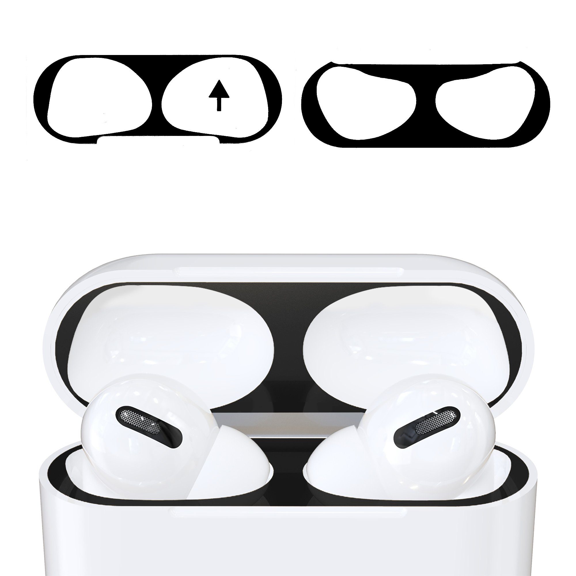 kwmobile Ersatzschutzkappen, 2x Staubschutz Sticker für Apple AirPods 3 -  Metallstaub Schutz Aufkleber online kaufen | OTTO