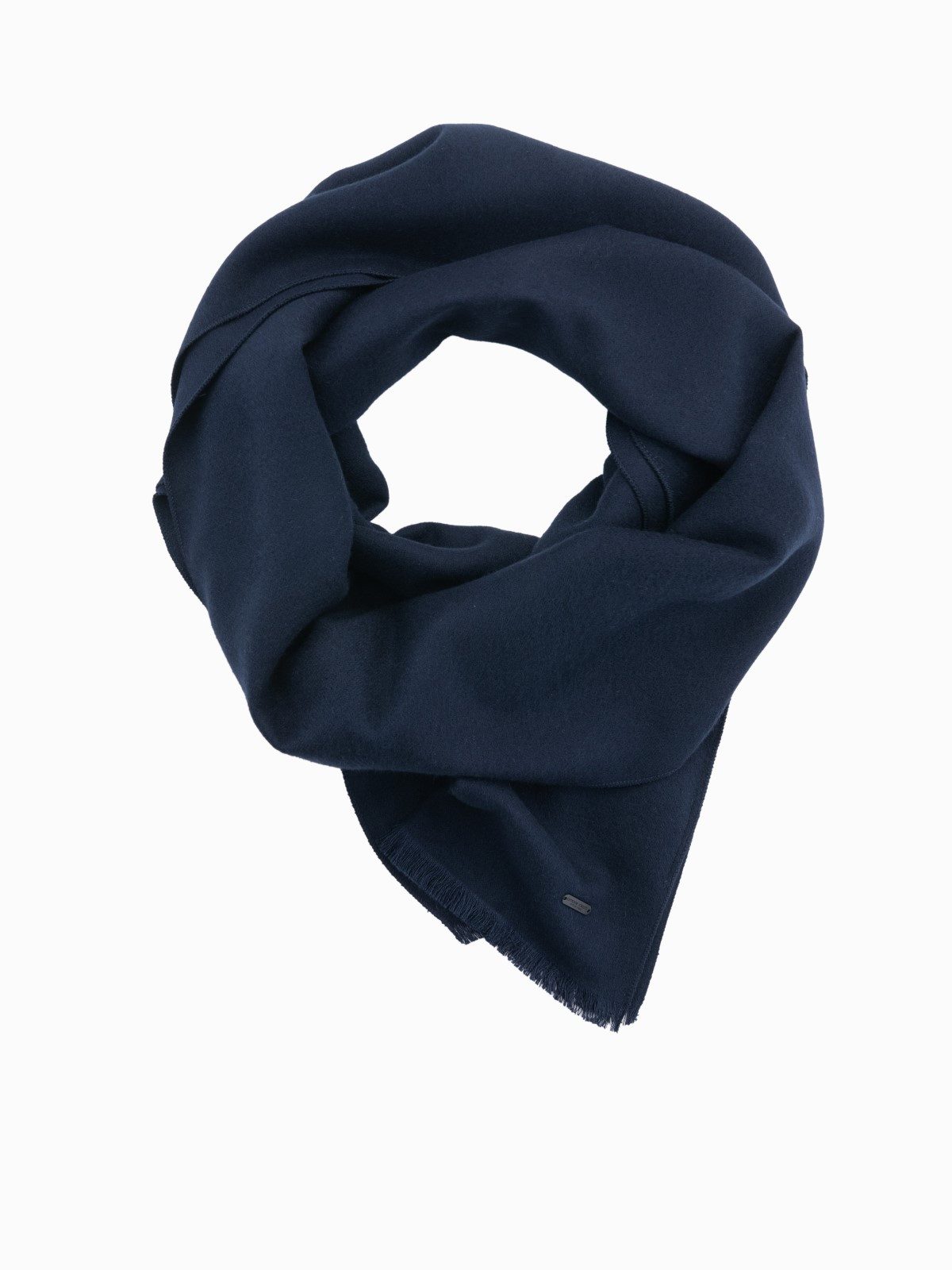 OMBRE Schal Monochromer Herrenschal mit Fransen günstig online kaufen