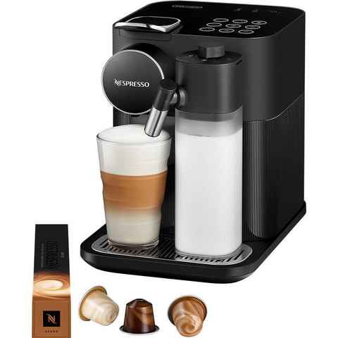 Nespresso Kapselmaschine EN640.B von DeLonghi, schwarz, inkl. Willkommenspaket mit 7 Kapseln