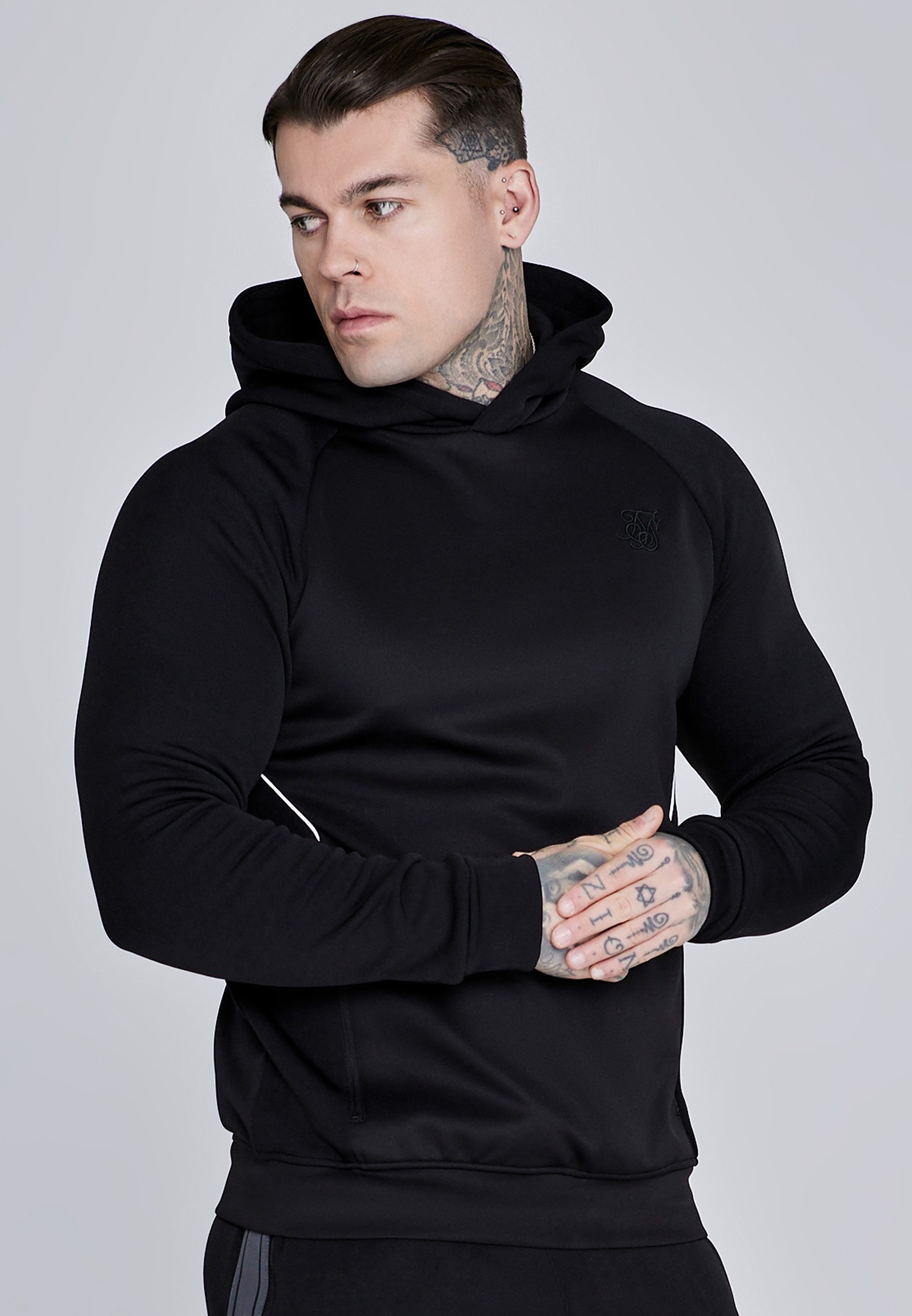 Siksilk Hoodie SikSilk Herren Muscle Fit Hoodie