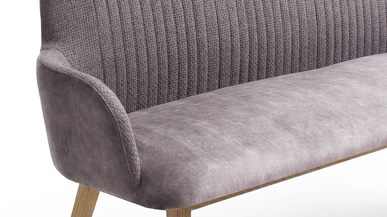 MCA furniture Polsterbank Polsterbank Oklahoma Sitzbank Bezug Stoff cappuccino 157 cm