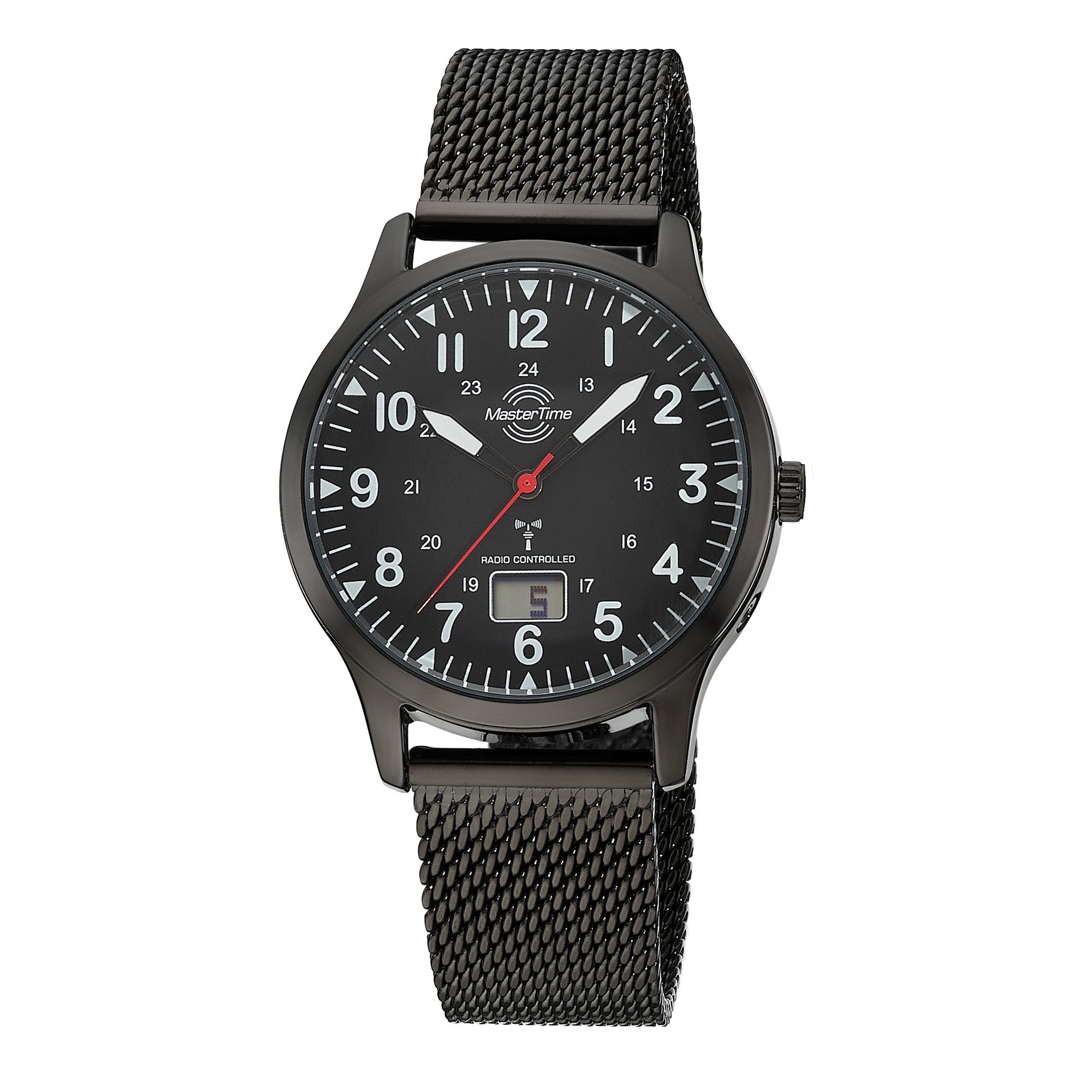 MASTER TIME Funkuhr Aviation MTGA-10960-22M, Quarzuhr, Armbanduhr, Herrenuh günstig online kaufen