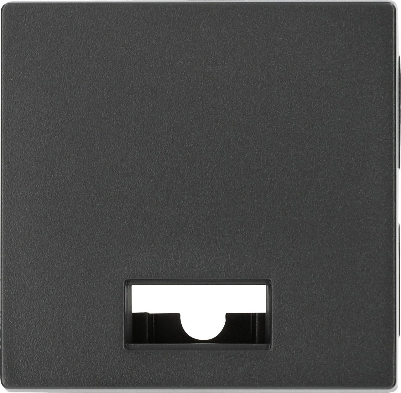 merten Lichtschalter Merten Kontrollwippe System M, anthrazit, 433814
