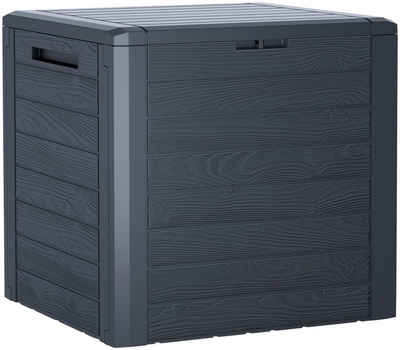 Prosperplast Aufbewahrungsbox Woodebox (1 St), anthrazit, 140 liter