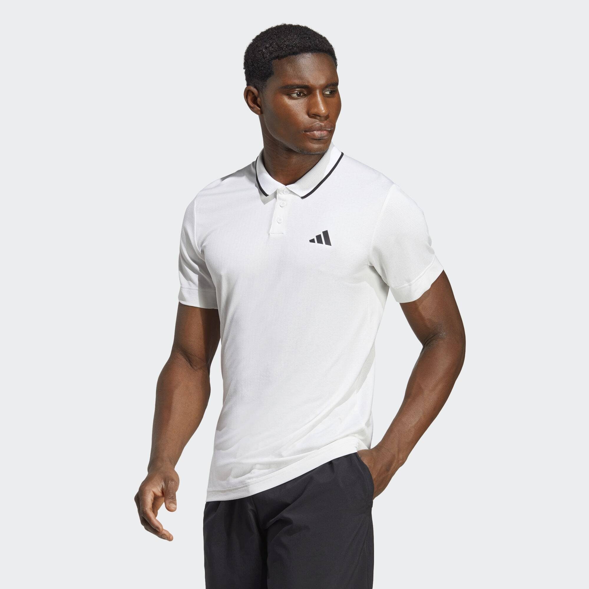 adidas Performance Funktionsshirt TENNIS FREELIFT POLOSHIRT White