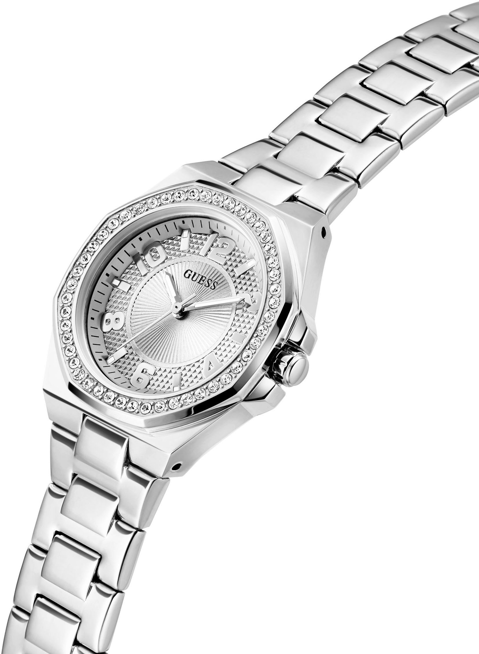 Guess Quarzuhr CONTESSA GW0877L1, Armbanduhr, Damenuhr, Edelstahlarmband günstig online kaufen