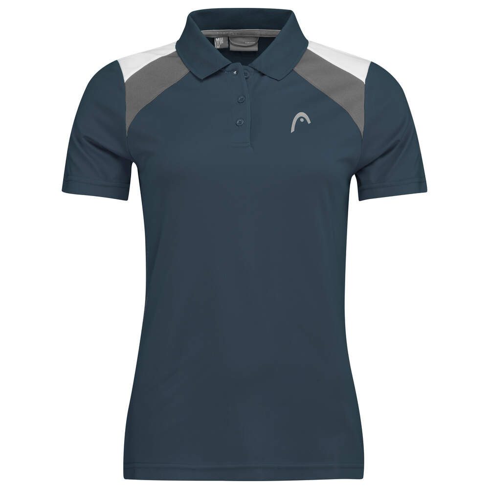 Head Poloshirt Club 22 Tech (Moisture Transfer Microfiber Technologie) navyblau Damen