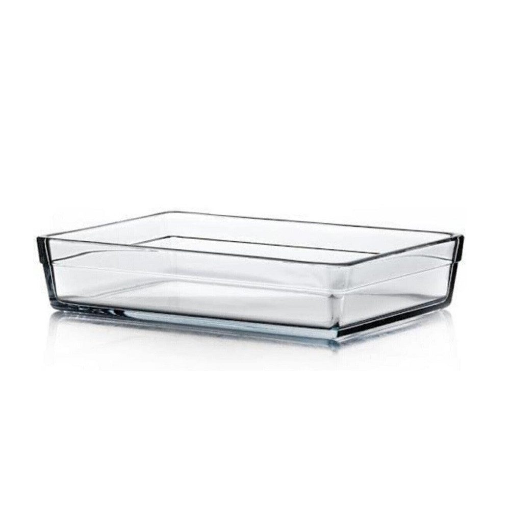 Pasabahce Auflaufform Pasabahce Borcam Auflaufform rechteckig 36,7x25,7x6 cm, Borosilikatglas
