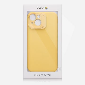 kalibri Handyhülle Hülle für Apple iPhone 15 harte Handyhülle, Case kompatibel mit MagSafe - Cover mit Ständer