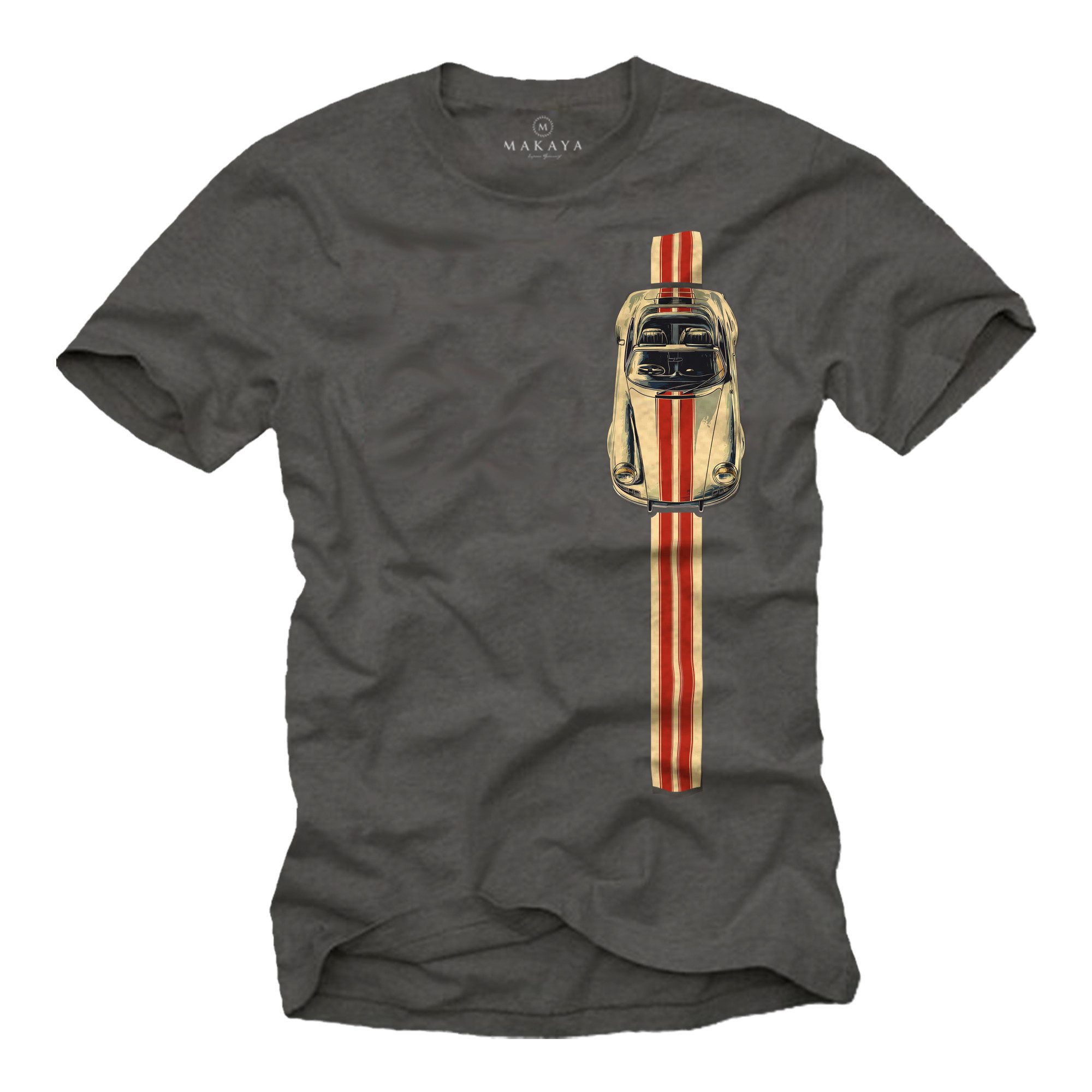 T-Shirt Motorsport Männershirt mit Auto Design – Geschenk für Männer