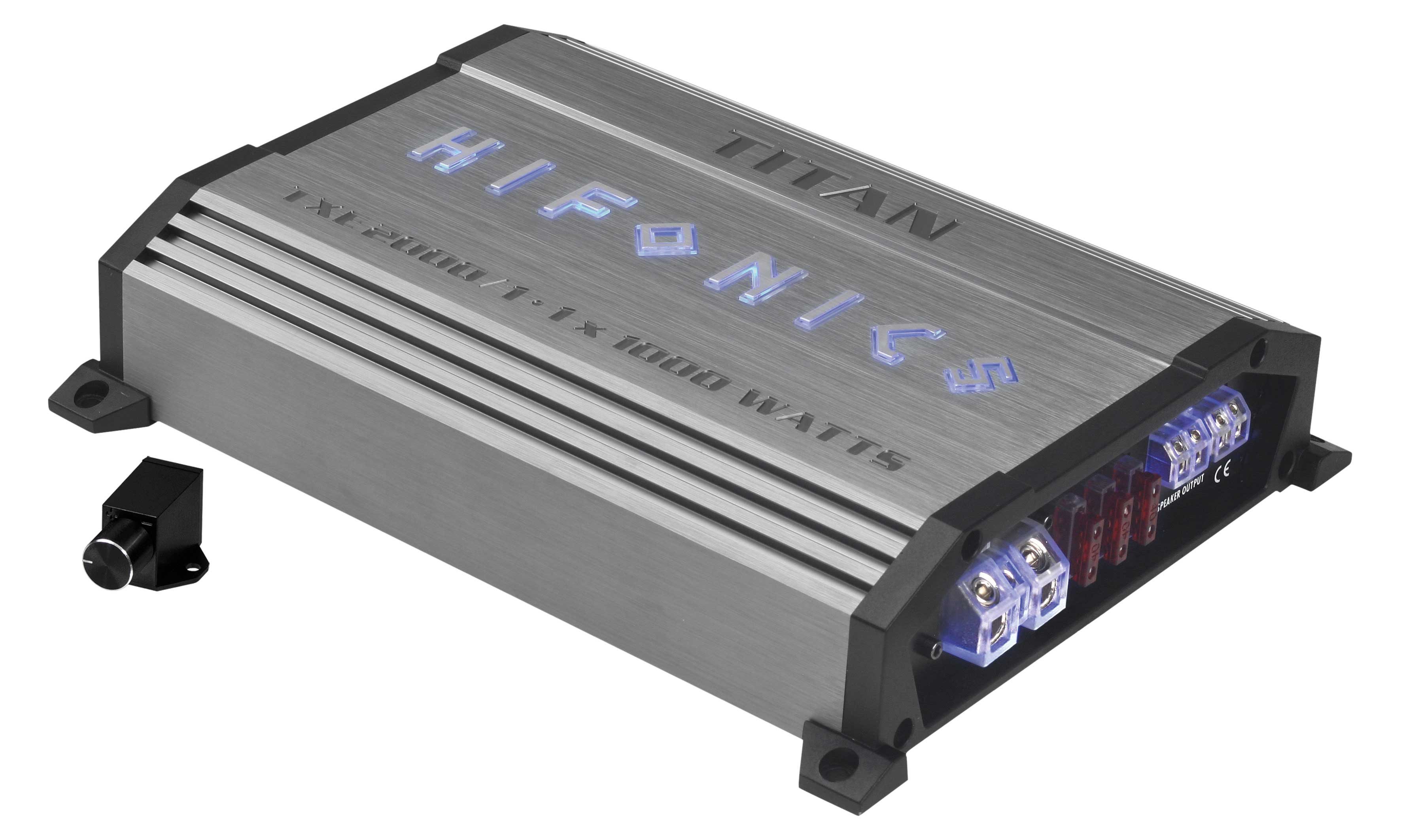 Hifonics TITAN EVO TXE2000/1 Class D Digital Mono Verstärker Endverstärker (Anzahl Kanäle: 1)