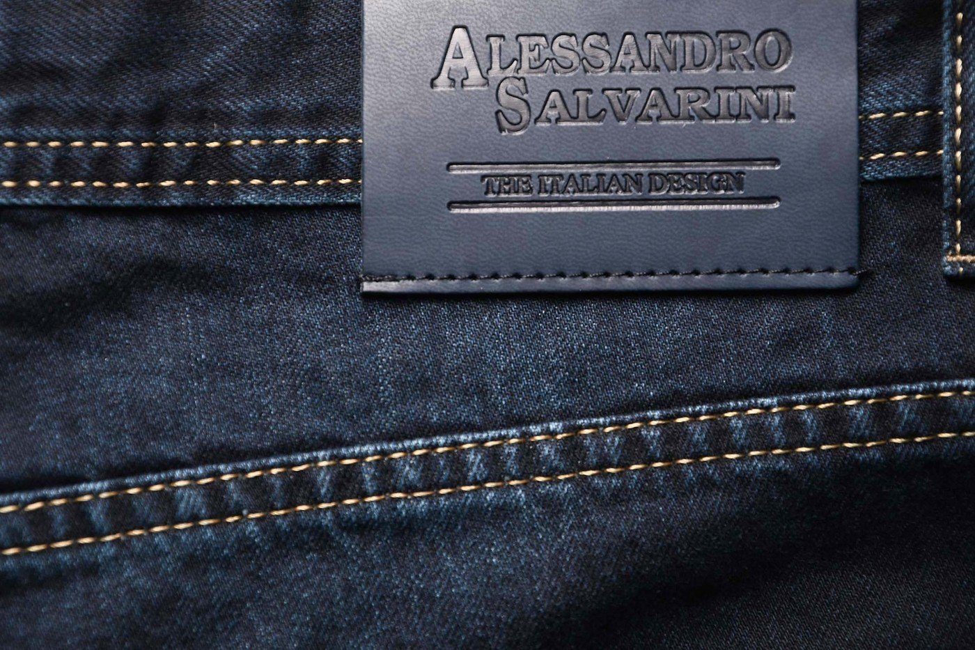 Alessandro Salvarini Straight-Jeans Herren Comfort Fit – Baumwolljeans im 5-Pocket-Style Klassische Jeans aus 100 % Baumwolle mit Knopfleiste