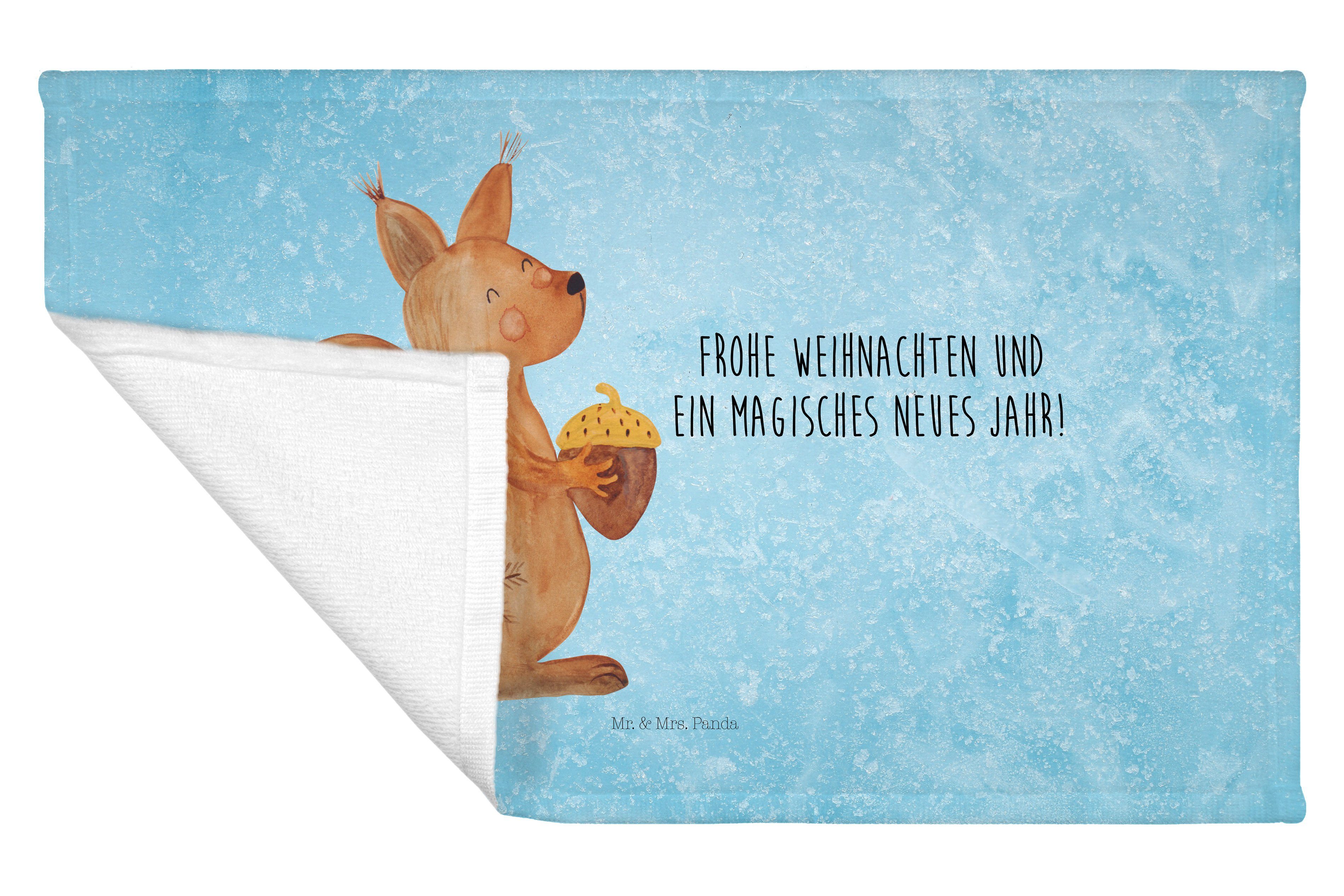 - Panda neues Frohes Eichhörnchen Geschenk, & Mrs. Eisblau - (1-St) Jahr, Handtuch Mr. Weihnachtszeit