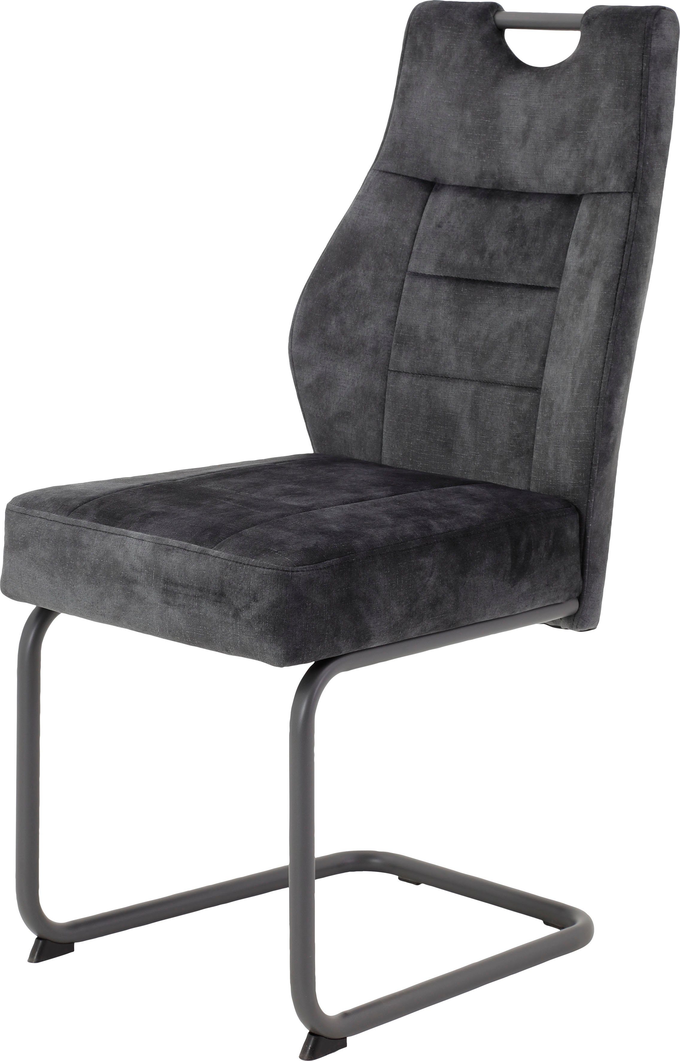 HELA Esszimmerstuhl Linda S Schwingstuhl (Set, 4 St), mit Taschenfederkern Sitz, mit 140KG belastbar, Freischwinger – Bild 5 von 5