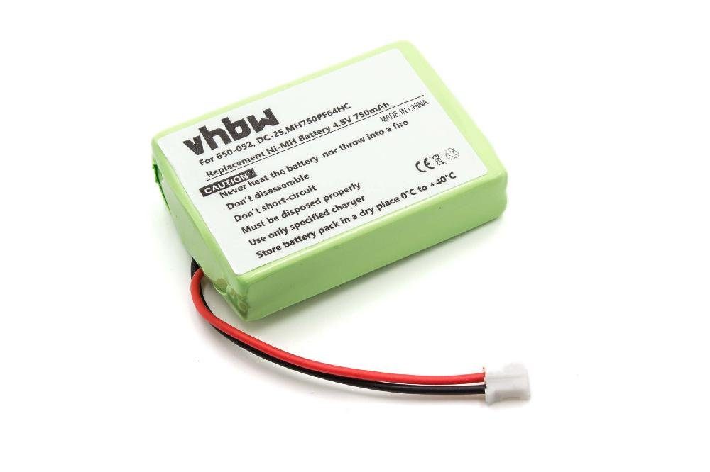 vhbw kompatibel mit Kinetic MH750PF64HC Akku NiMH 750 mAh (4,8 V)