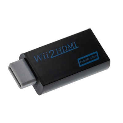 vhbw passend für Nintendo Wii Spielekonsole / action cam / TV, Video Audio Medienkonverter