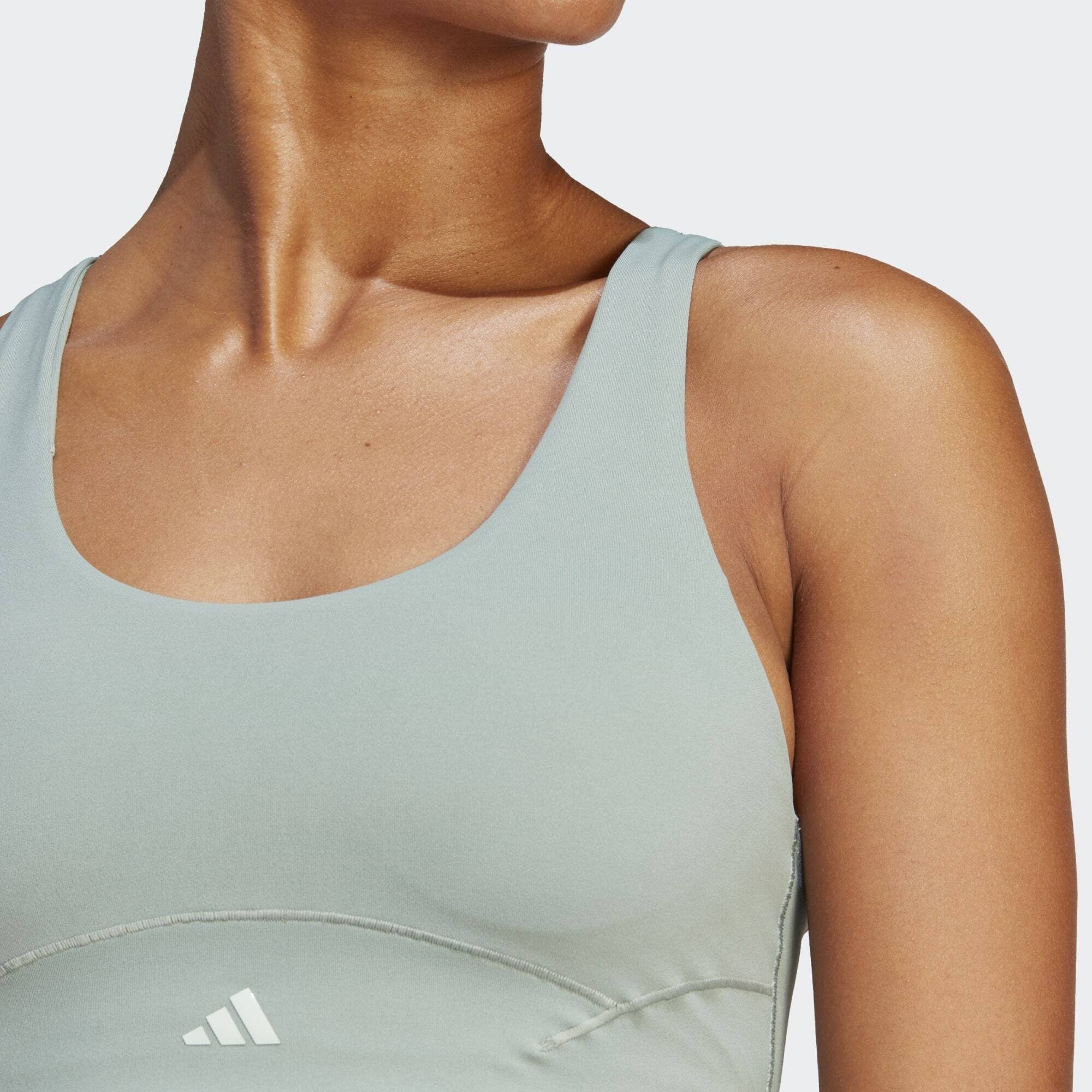 STUDIO Green LUXE adidas Sport-BH Silver SPORT-BH Performance COREFLOW MEDIUM-SUPPORT