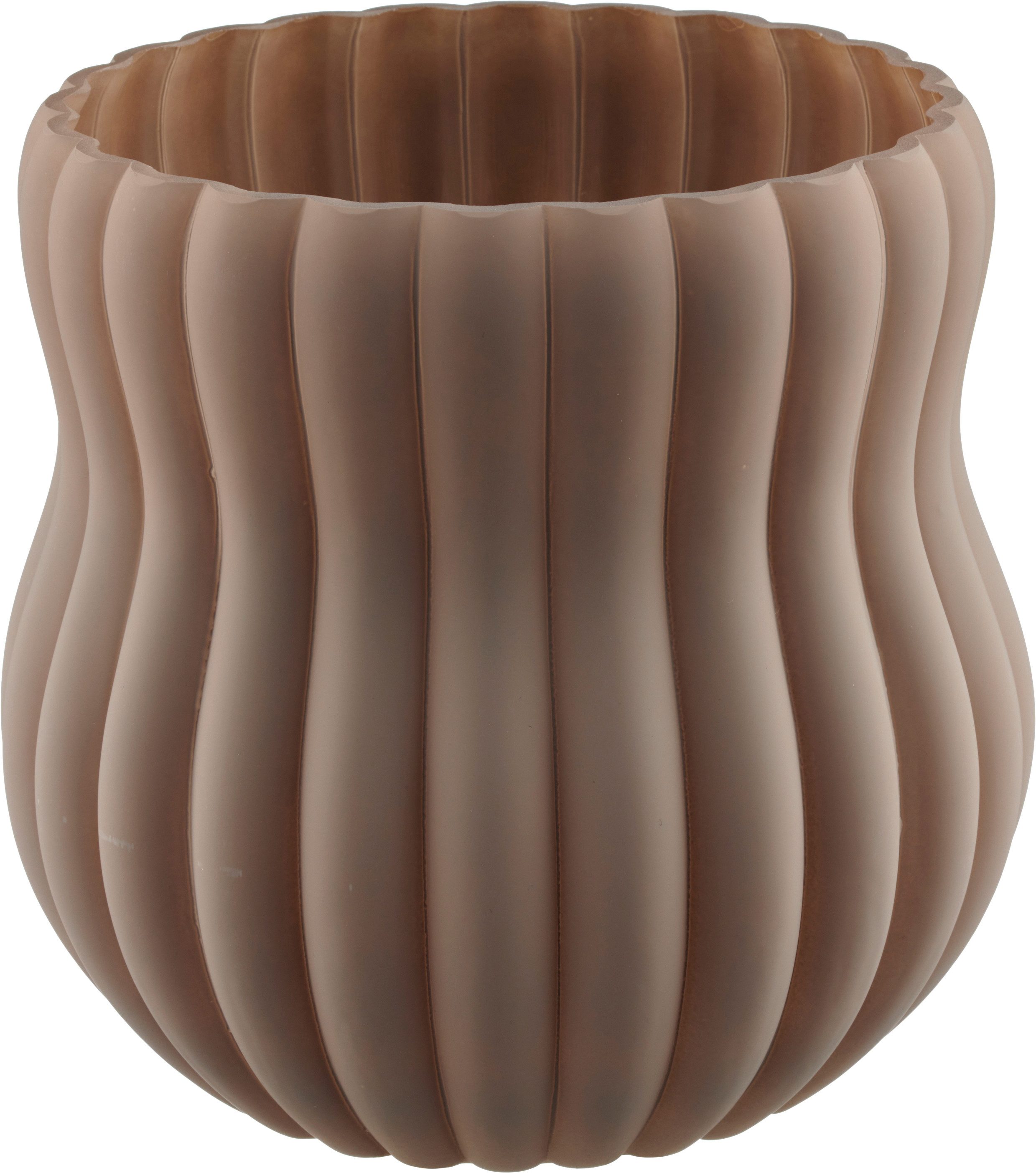 OTTO home Tischvase aus Glas (1 St), mit matter Oberfläche, in verschiedenen Farben und Größen
