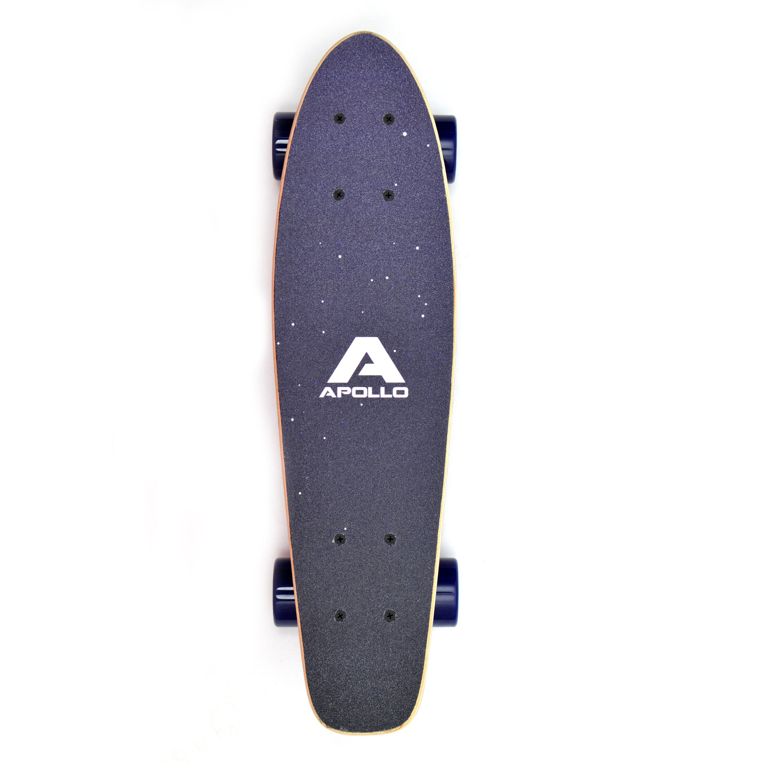 Apollo hochwertiger Blue 22", Classic Verarbeitung Miniskateboard Nebula Fancyboard kompakt mit