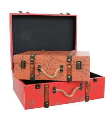 Aubaho Dekofigur Kofferset Koffer Holzkoffer Holz Nostalgie Antik-Stil Oldtimer Kiste V