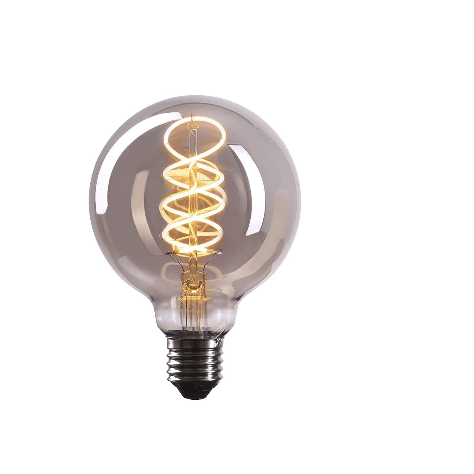 Crown LED LED Vintage Glühbirne E27 Fassung, Dimmbar, 5W, 1800K, Warmweiß,  230V Halogenlampe, Warmwei 1 Stck