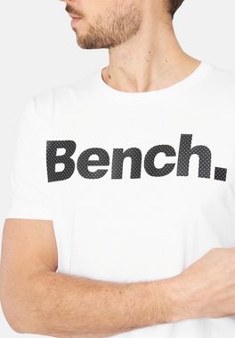 Bench. T-Shirt Shirt Unifarbenes Kurzarm T-Shirt LEANDRO mit (1-tlg)