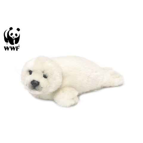 WWF Kuscheltier Plüschtier Robbe (weiß, 24cm)