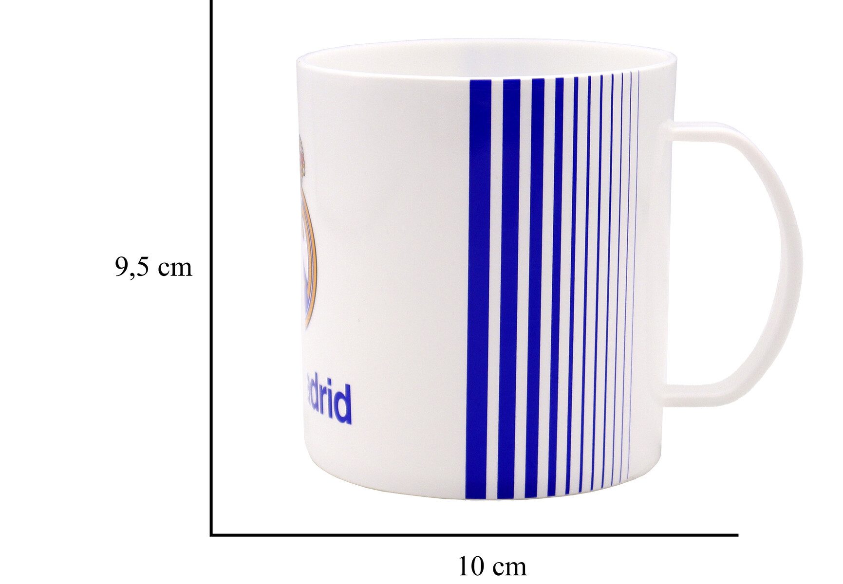Real Madrid Becher - Mikrowellentasse 340 ml Becher aus Polypropylen 9,5 × 10 × 8 cm, 1-tlg., Kunststoff – Bild 4 von 5